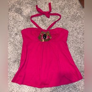 Fushia bra top